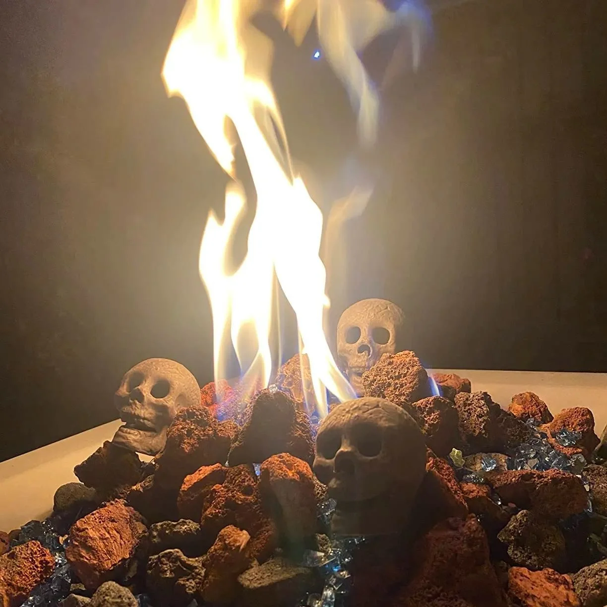 Ceramic Fireproof Fire Pit Skullš š2024 Halloween Hot Saleš„