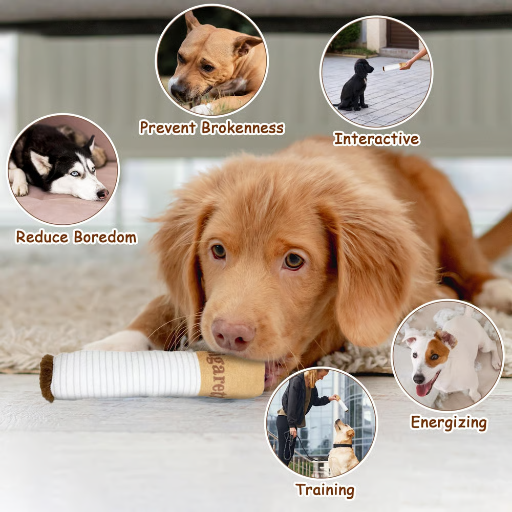 Funny Interactive Giggle Sound Plush Dog Toys