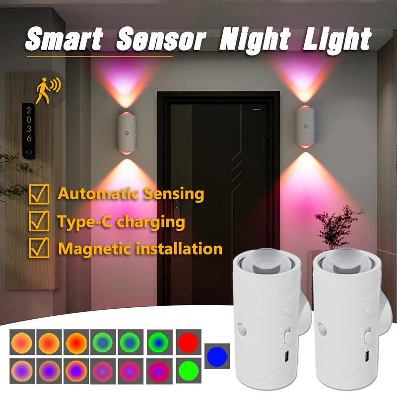 🔥Christmas Sale - Rechargeable Smart LED Motion Sensor Ambient Light