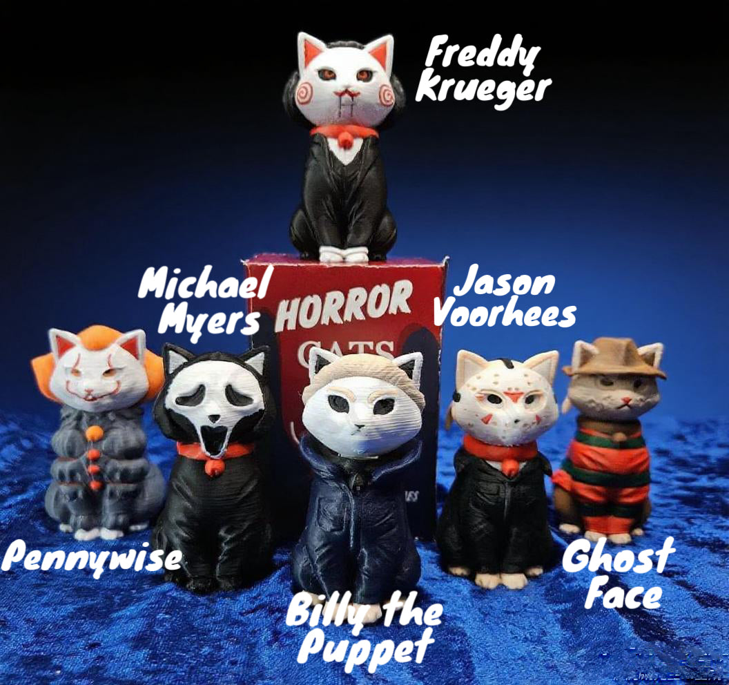 đ„Last Day 50% OFFđ„Horror Character Cat Flgurine