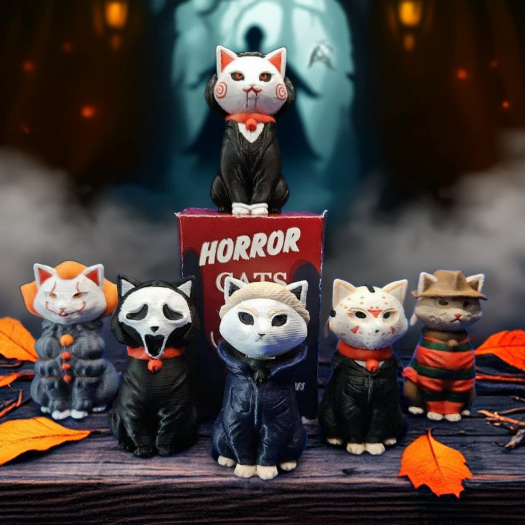 đ„Last Day 50% OFFđ„Horror Character Cat Flgurine