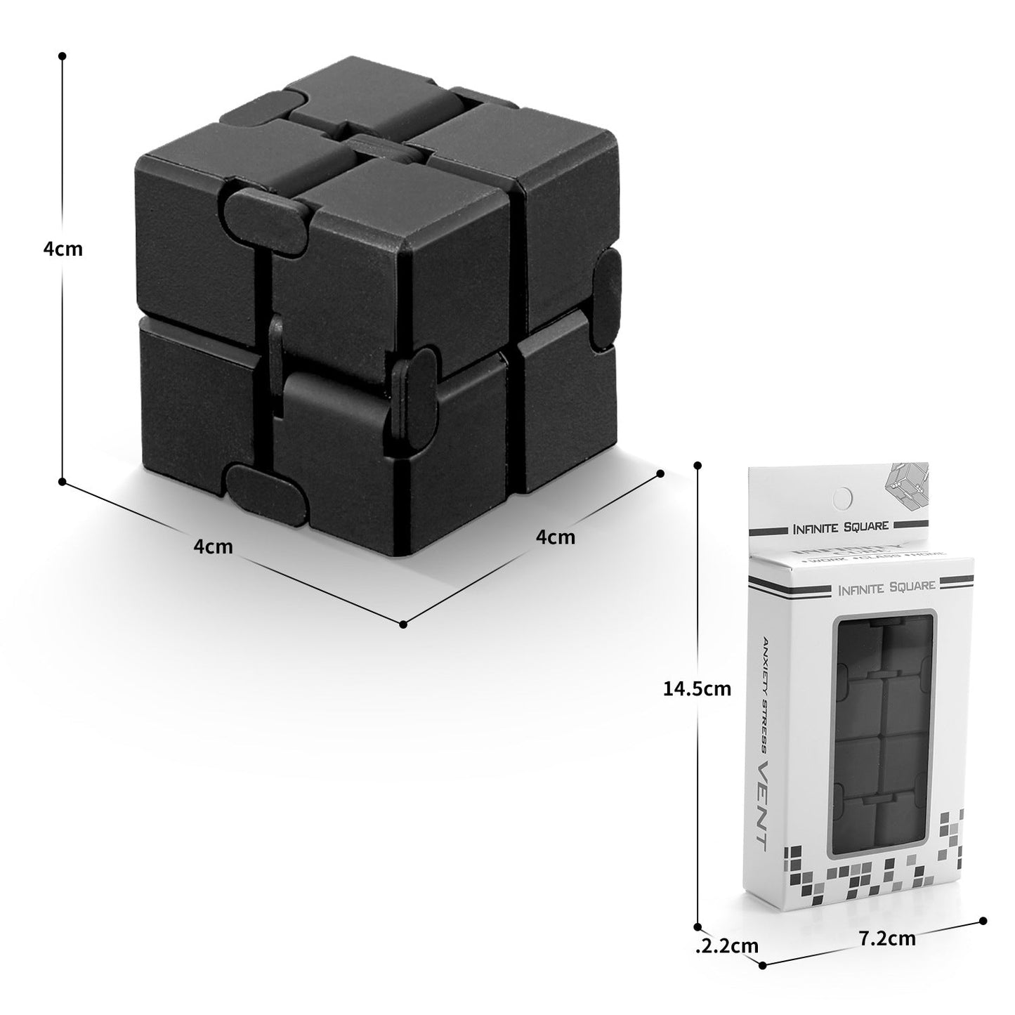 2024 Infinite Cube High-Quality Aluminum/Zinc/Casting Alloy (110~210g)