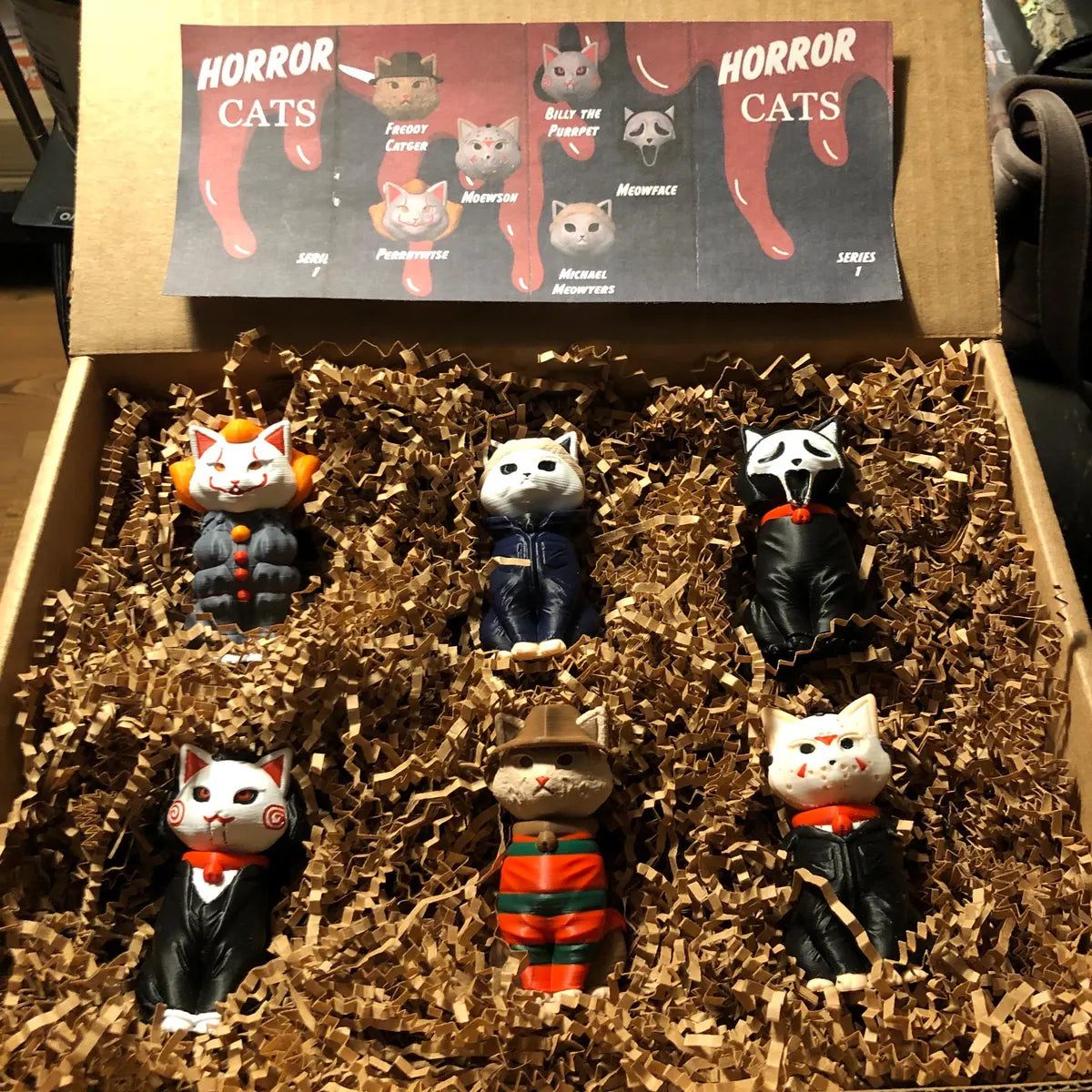 đ„Last Day 50% OFFđ„Horror Character Cat Flgurine