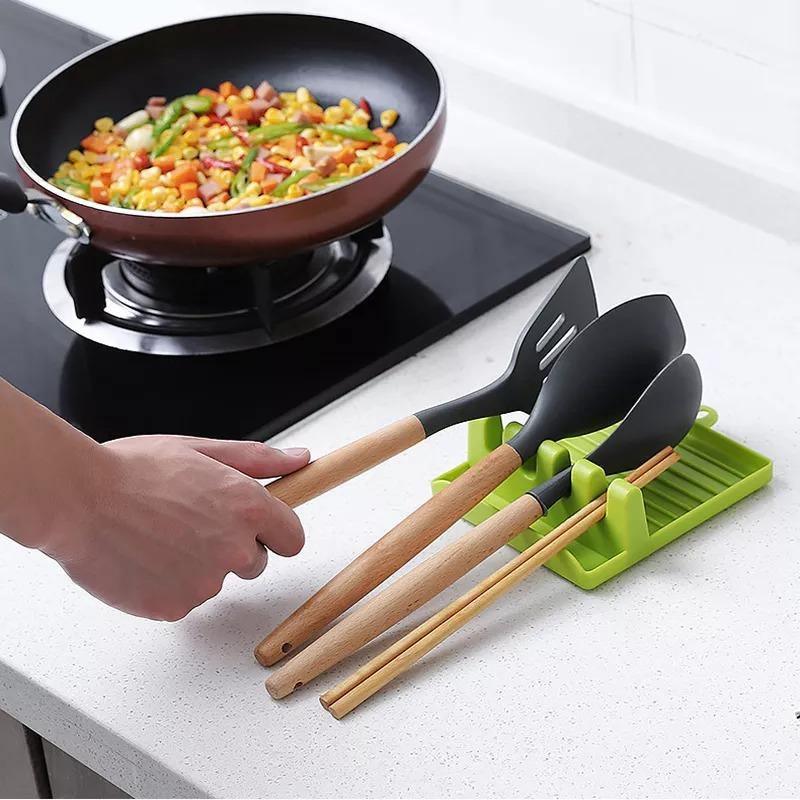 Non-Slip Heat-Resistant Kitchen Utensil Organizer Rack