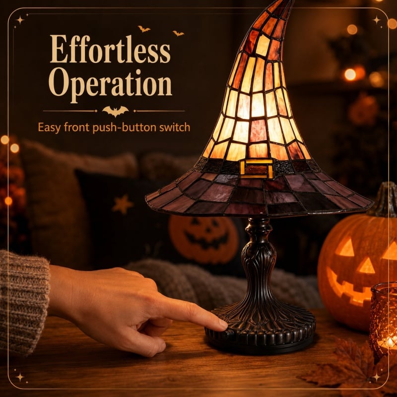 🏠👻Witch Hat Night Light