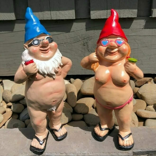 ✨Hot Sale 50% Off-Naughty Garden Gnome Funny Statue