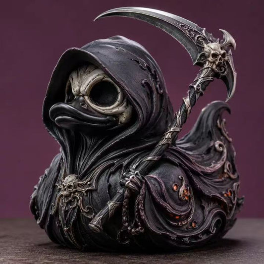 Grim Reaper Gothic Collectible Duck