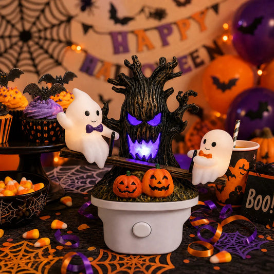 🔥LAST DAY 49% OFF - 🎃Animated Seesaw Ghost Plug In LED Night Light