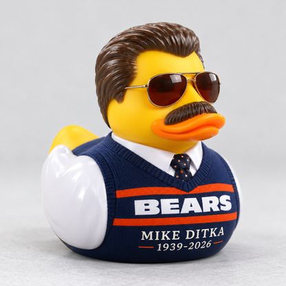 M D Bears Tribute & Commemorative Rubber Duck Figurine