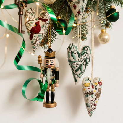 🎉2025 Christmas Carnival Eve Sale 49% Discount-DIY Heart Shaped Hand Embroidered Christmas Ornament Kit