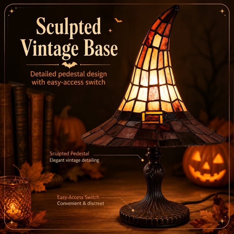 🏠👻Witch Hat Night Light