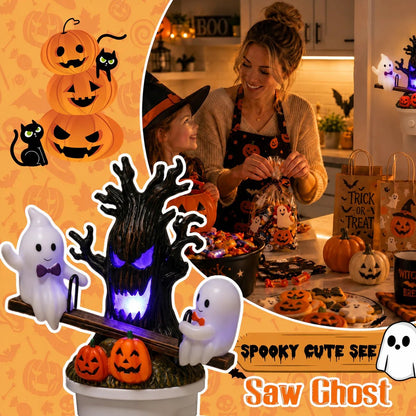 🔥LAST DAY 49% OFF - 🎃Animated Seesaw Ghost Plug In LED Night Light