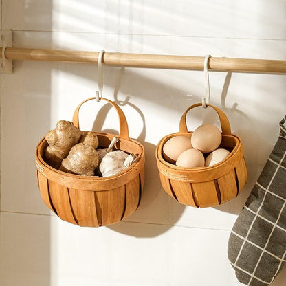 Parisian Wooden Planter Storage Basket