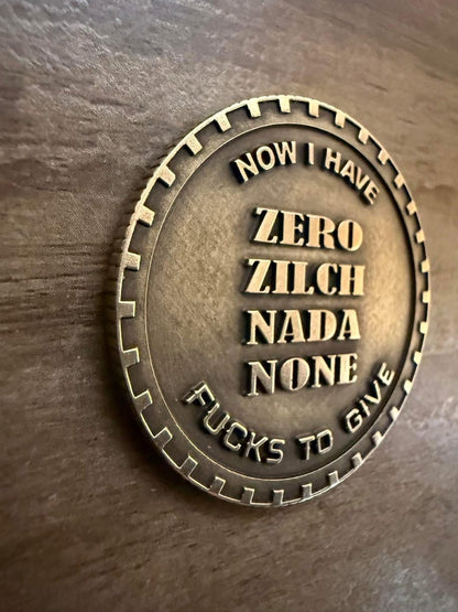 Last Fuck to Give EDC challenge coin.