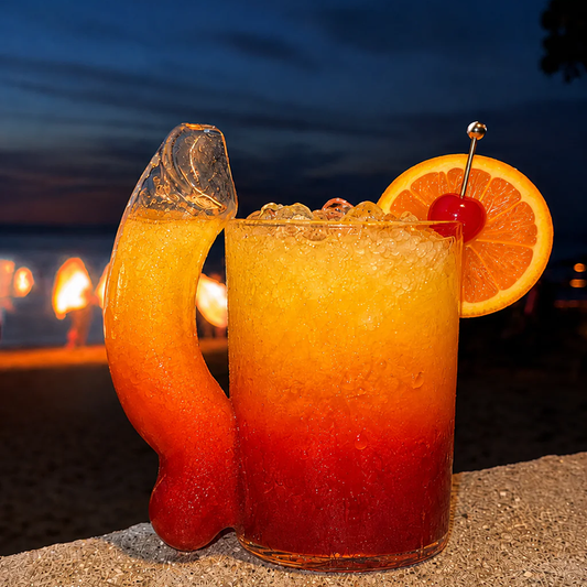 Fun D-Cup Shaped Glass Cocktail Glass