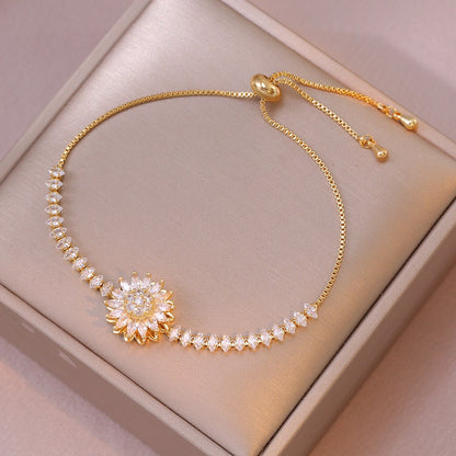 Spinning SunflowerNecklace - Bee Conservation Collection