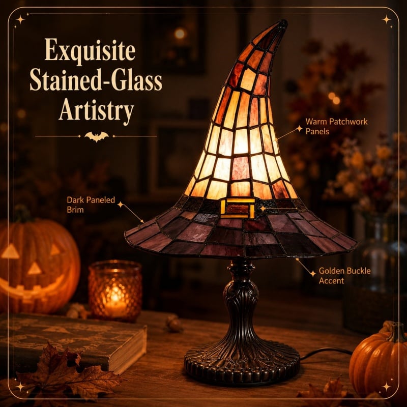 🏠👻Witch Hat Night Light