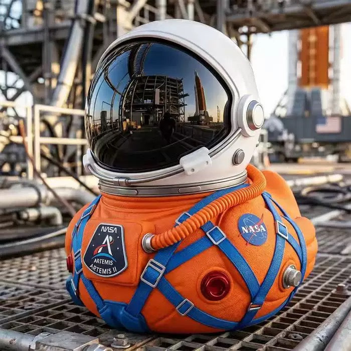 🚀Flash Sale 60% OFF 🌕Apollo × Artemis Program Astronaut Duck