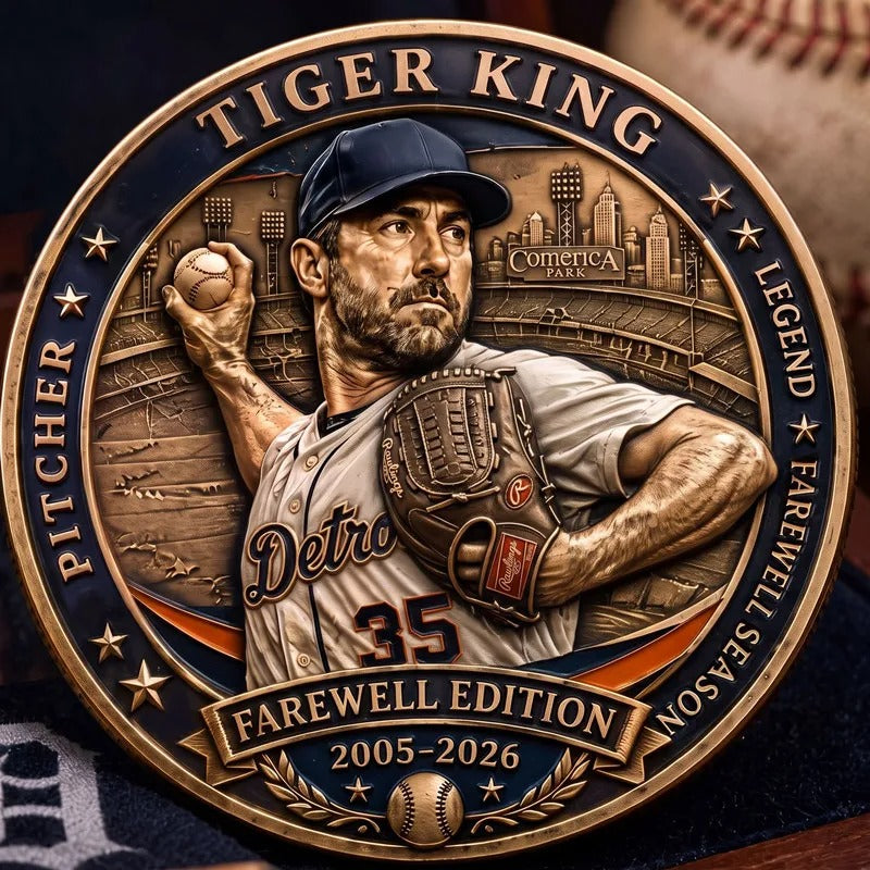 Justin Verlander Farewell Edition Commemorative Coin