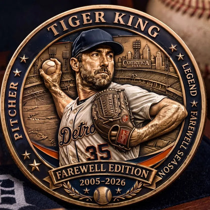 Justin Verlander Farewell Edition Commemorative Coin