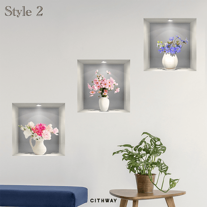 Cithway™ Self-Adhesive 3D Plant Wall Stickers